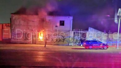 Incendio de una casa en Albacete