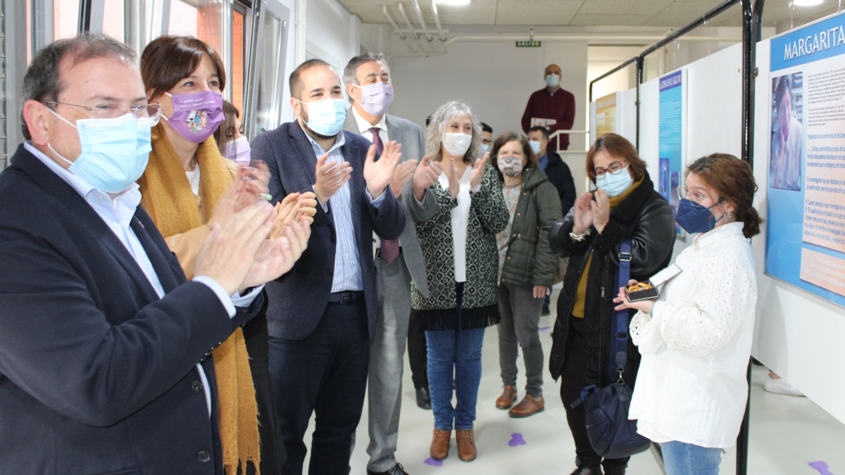 La consejera de Igualdad y portavoz del Gobierno regional, Blanca Fernandez, clausura la Semana de las Mujeres en la Ciencia organizada en este instituto de Castilla-La Mancha / Imagen: JCCM