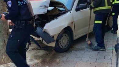 Foto de archivo de un accidente de tráfico en Albacete