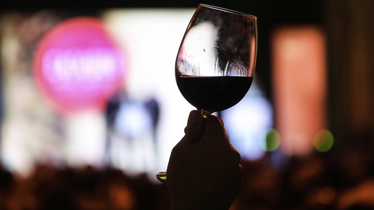 Una copa de vino / Imagen de archivo
