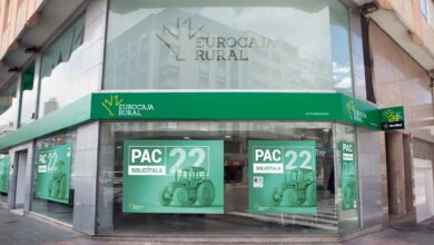 Una oficina de Eurocaja Rural en Castilla-La Mancha