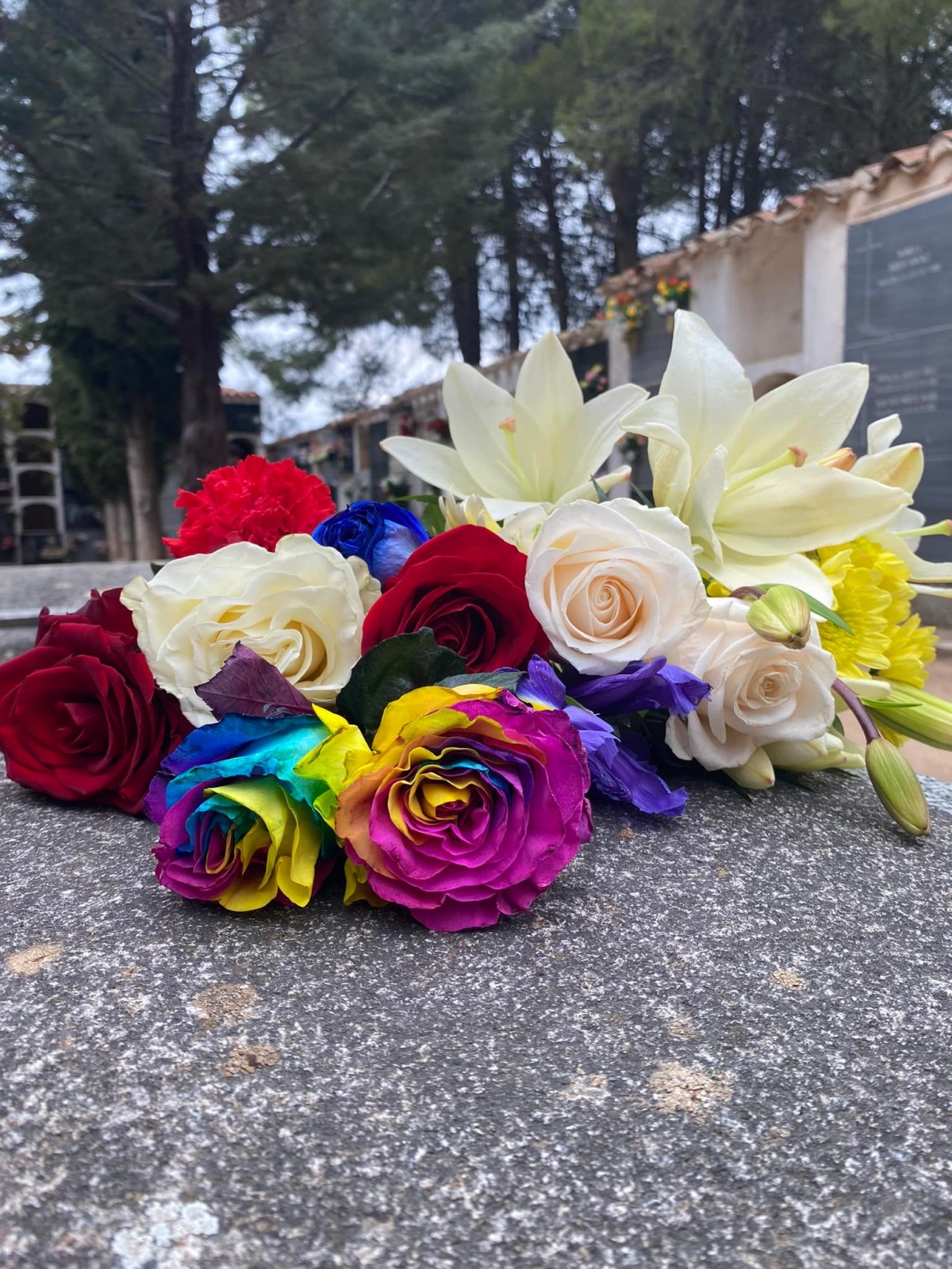 Un ramo de flores compartido en redes sociales por la albaceteña Rozalén / Foto: Rozalén Music