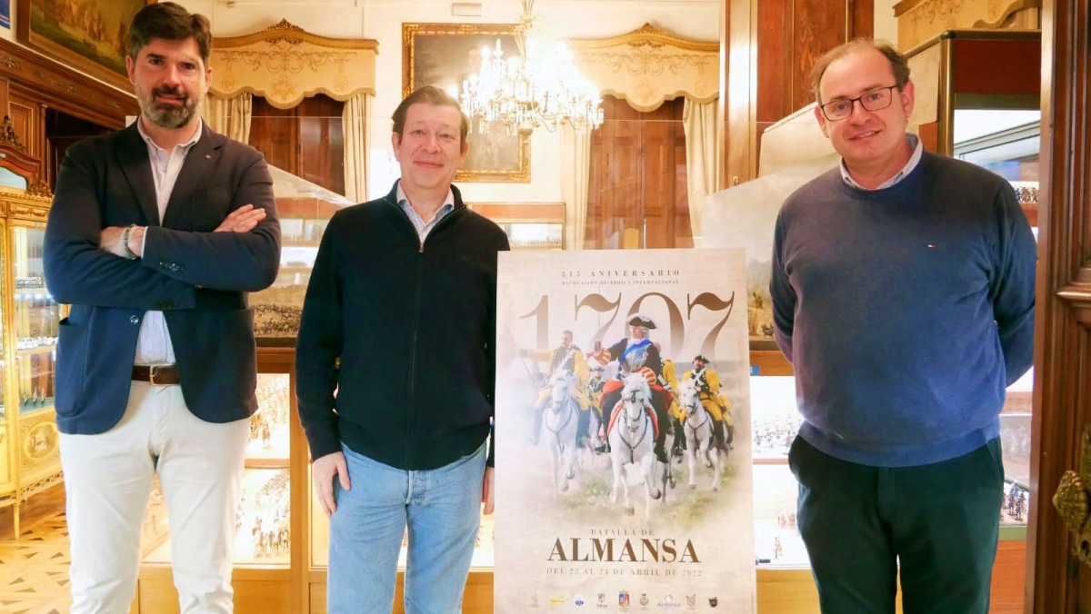 Visita del alcalde de Almansa a Valencia