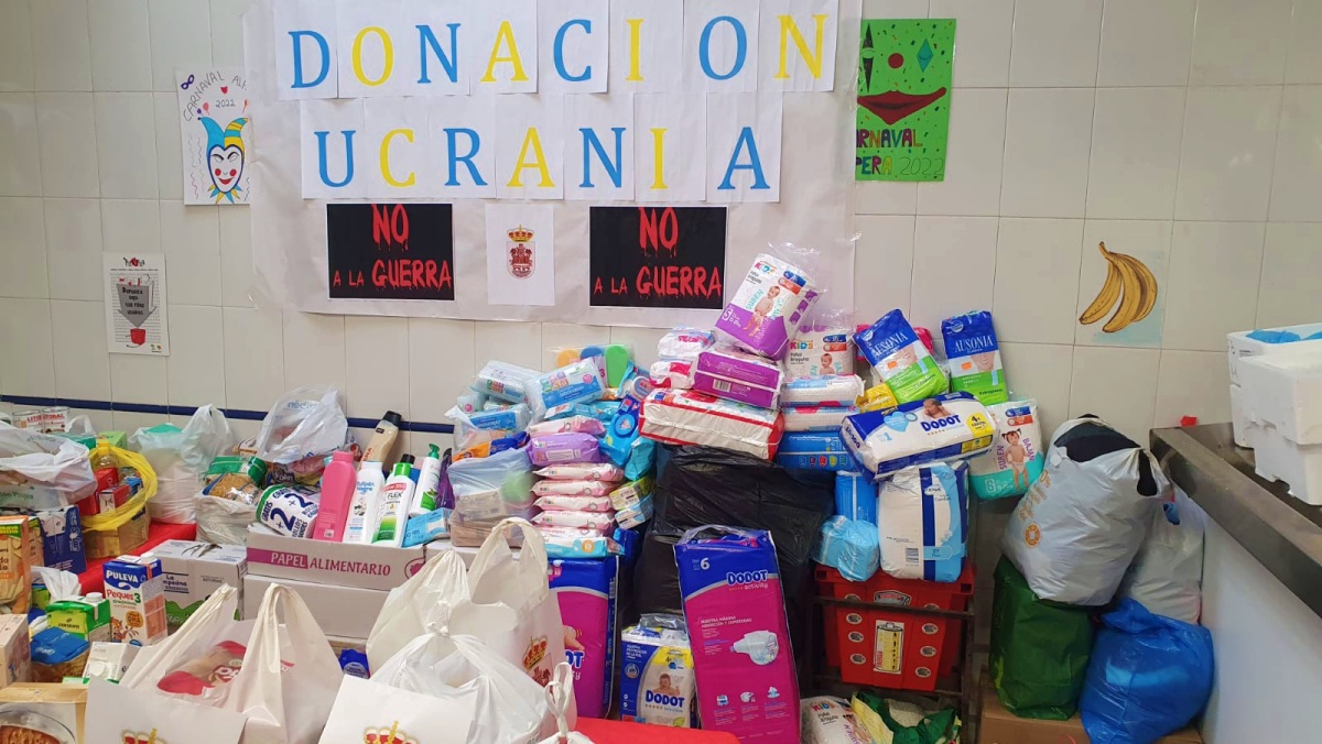 Donación de Alpera (Albacete) al pueblo ucraniano