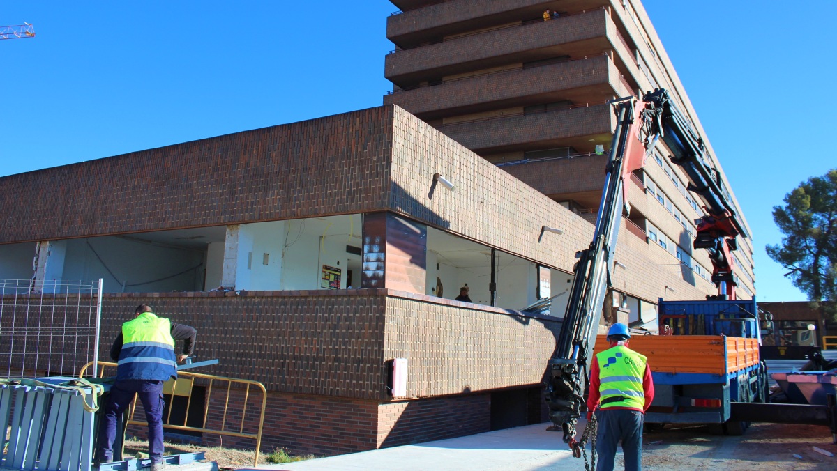 Obras en el Hospital de Albacete