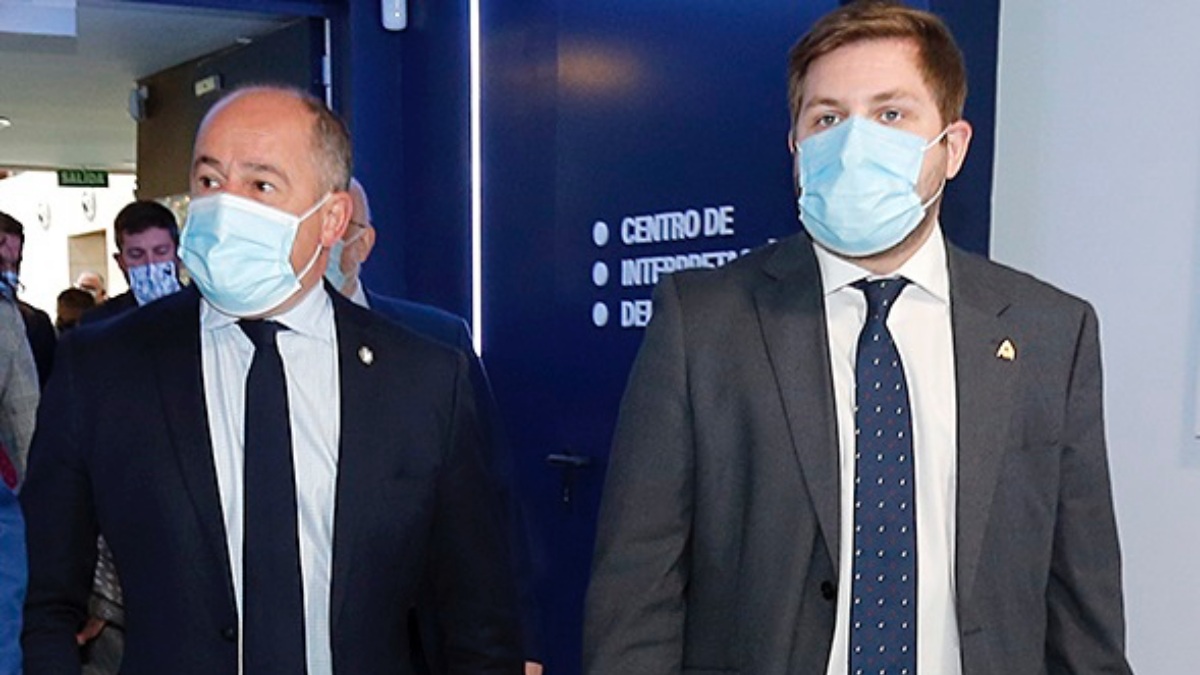Emilio Sáez y Nacho Hernando, alcalde de Albacete y consejero de Fomento respectivamente