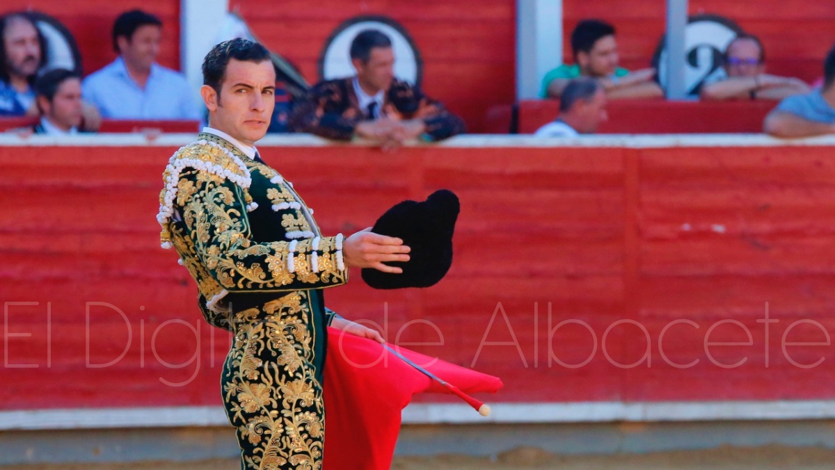 Andrés Palacios en una foto de archivo en la Plaza de Toros de Albacete