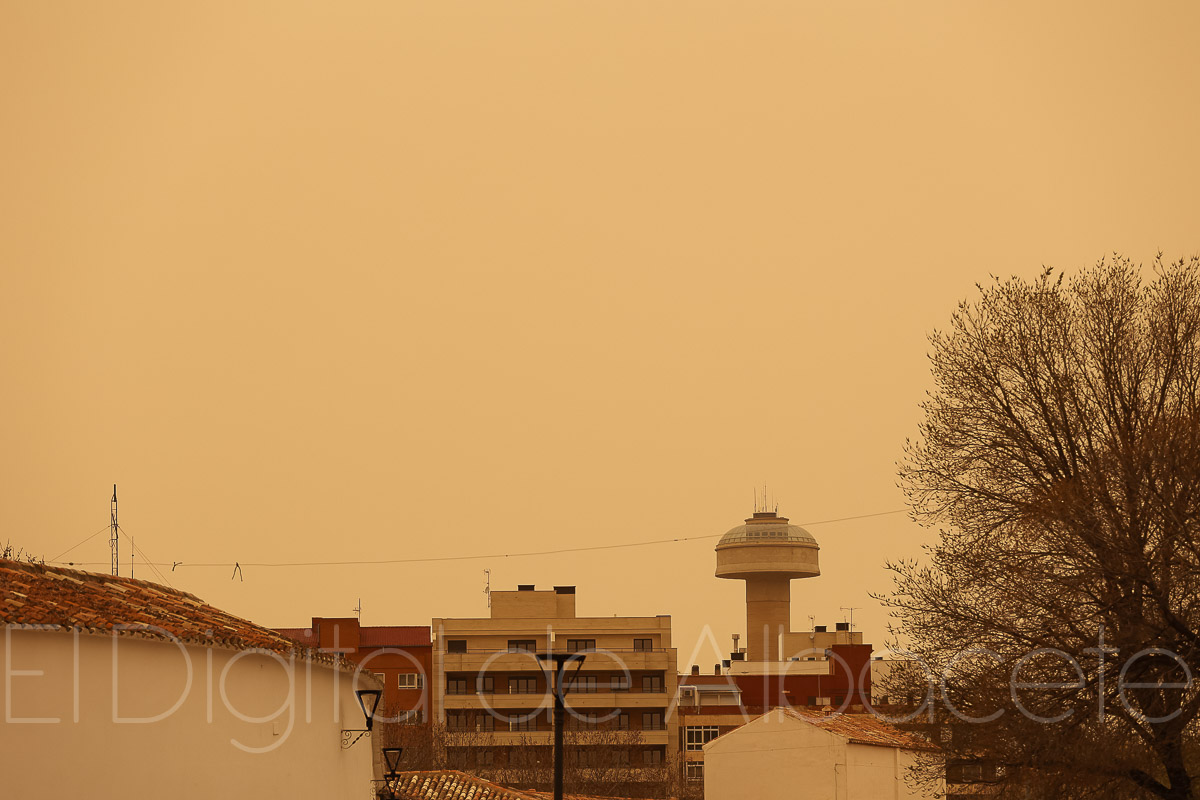La calima en Albacete / Foto: Ángel Chacón