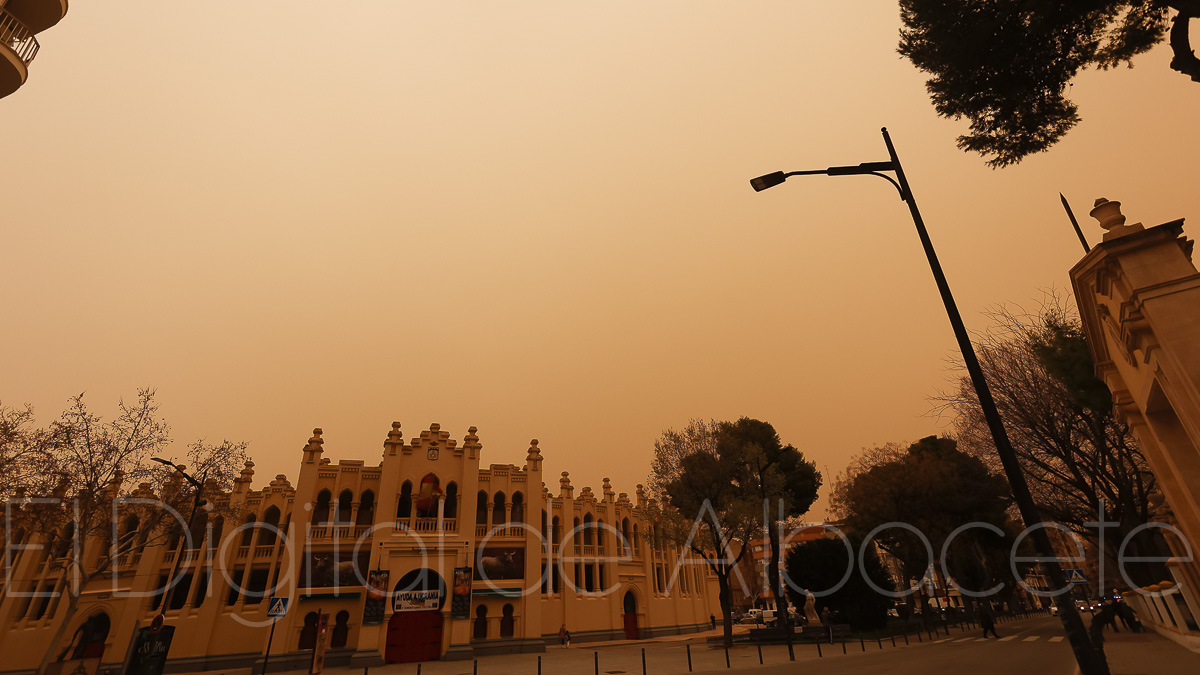 La calima en Albacete / Foto: Ángel Chacón