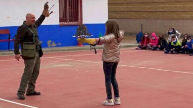 Cetrería en los colegios de Castilla-La Mancha
