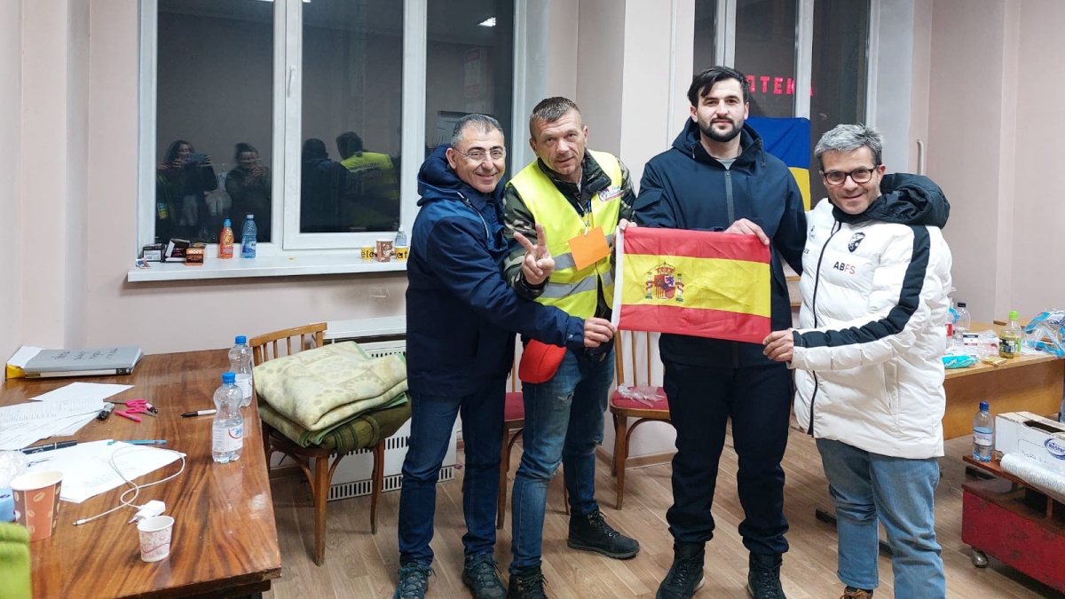 Una de las imágenes de este viaje desde Albacete a la frontera con Ucrania