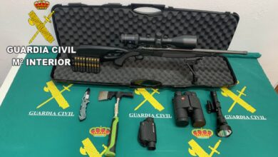 Objetos intervenidos por la Guardia Civil en Castilla-La Mancha