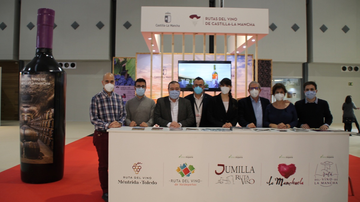 El Gobierno de Castilla-La Mancha promociona las Rutas del Vino como atractivo turístico de la región en ‘FINE 2022’ en Valladolid / Imagen: JCCM
