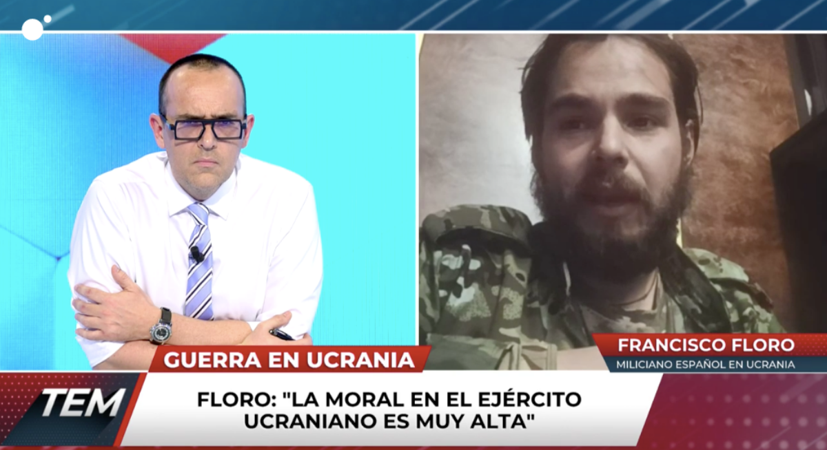 El albaceteño Francisco Floro forma parte de la Legión Internacional que combate en Ucrania / Imagen: 'Todo es mentira'
