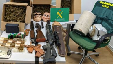Operación de la Guardia Civil en Valdeganga (Albacete)