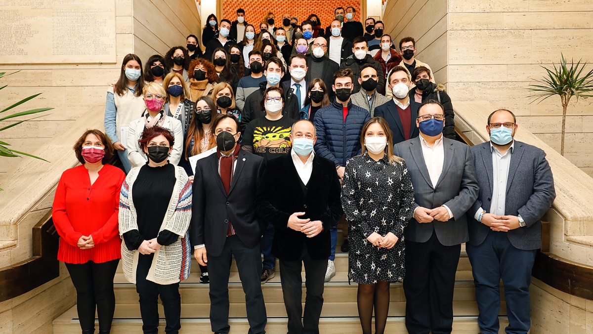 Foto de familia en el Ayuntamiento de Albacete