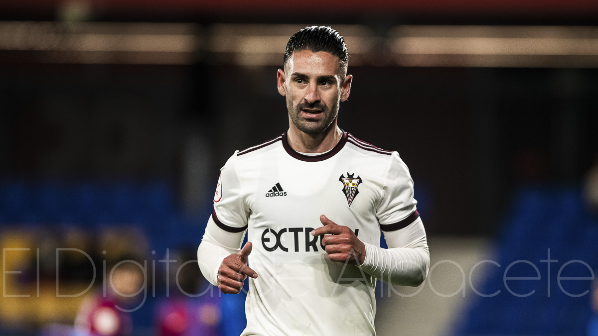 El delantero del Albacete Balompié Kike Márquez
