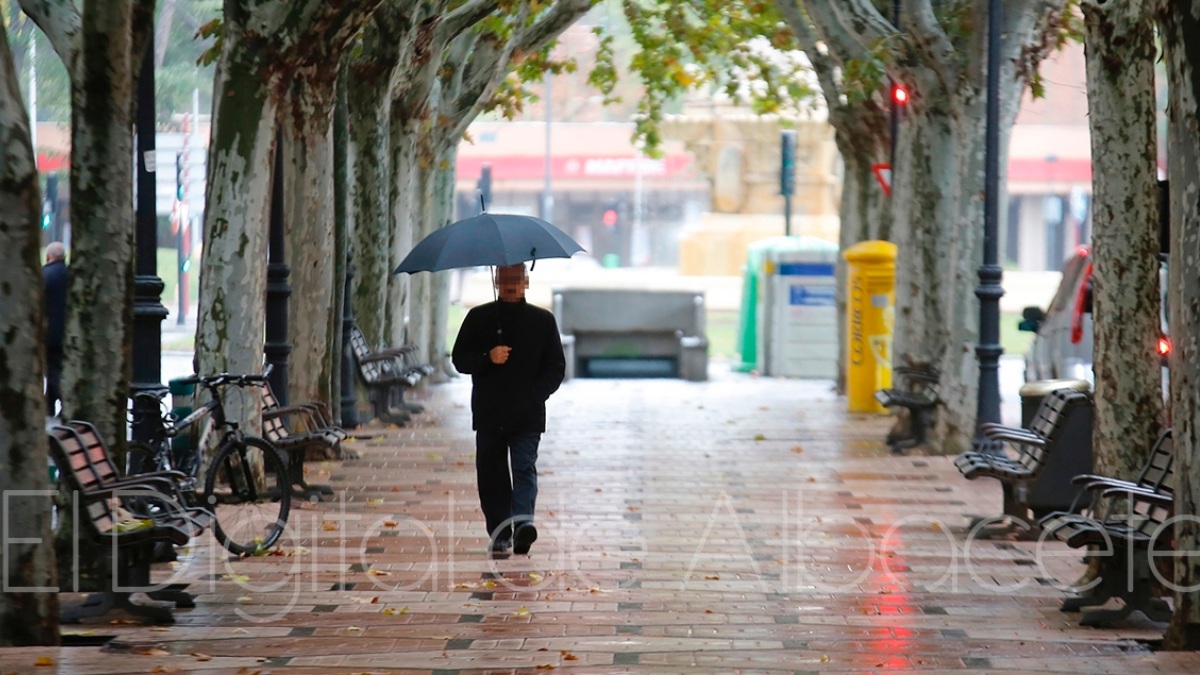 Lluvia en Albacete