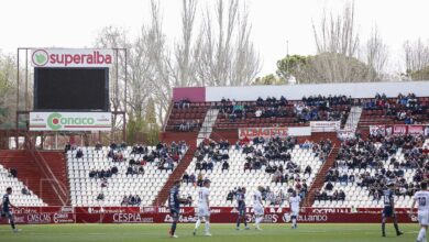 Marcador en el Carlos Belmonte de Albacete / Foto: Ángel Chacón