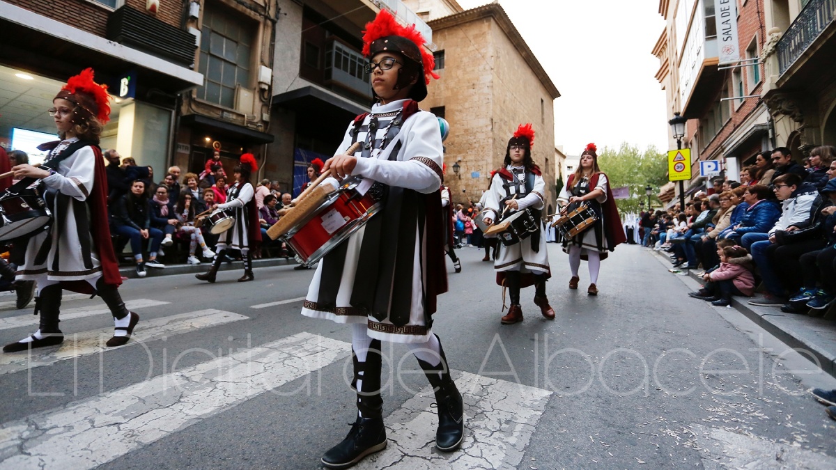 Escolta romana de esta cofradía en Albacete / Imagen de archivo