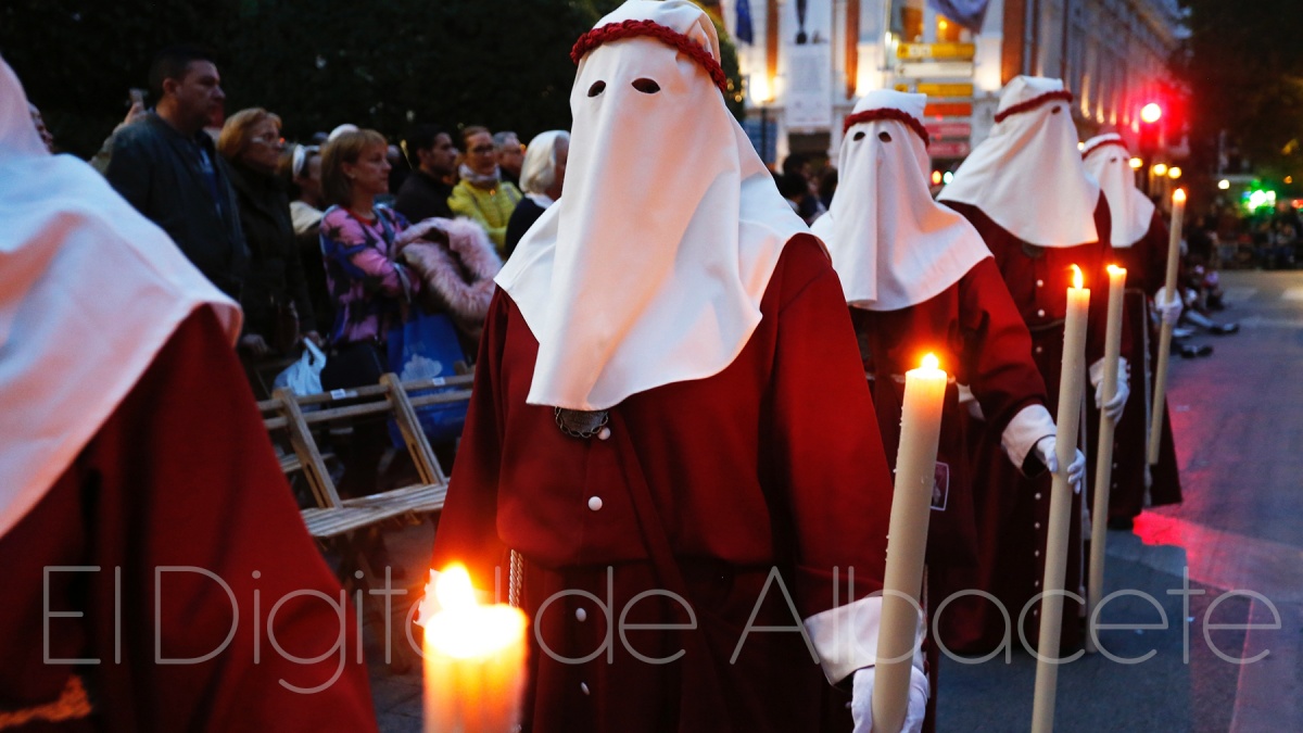 Penitentes de esta cofradía de Albacete / Imagen de archivo