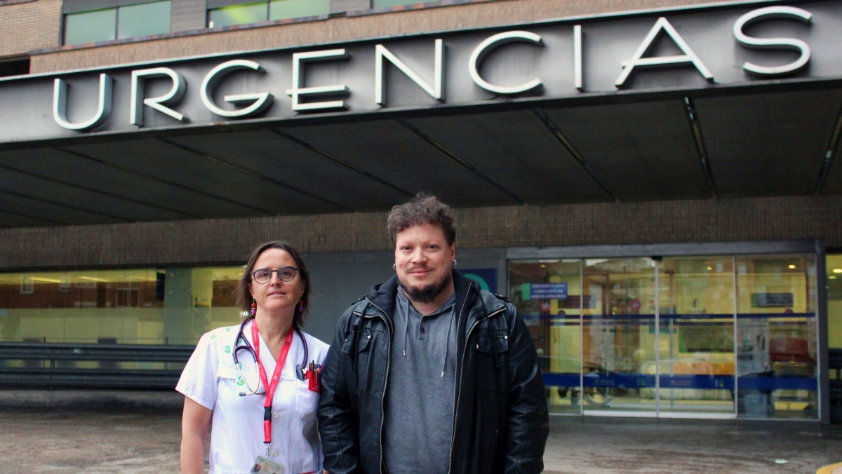 Los Organizadores, Encarna Cuesta y Juan Luis Sánchez, a las puertas de Urgencias en Albacete