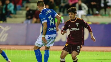 Riki pasó por sala de prensa tras el empate del Albacete