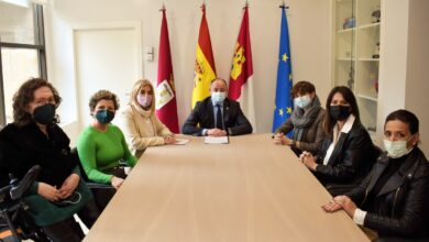 Reunión alcalde de Albacete con AMEPAP