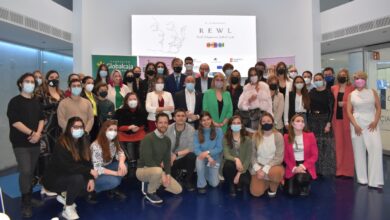 Foto de familia del acto celebrado en Albacete