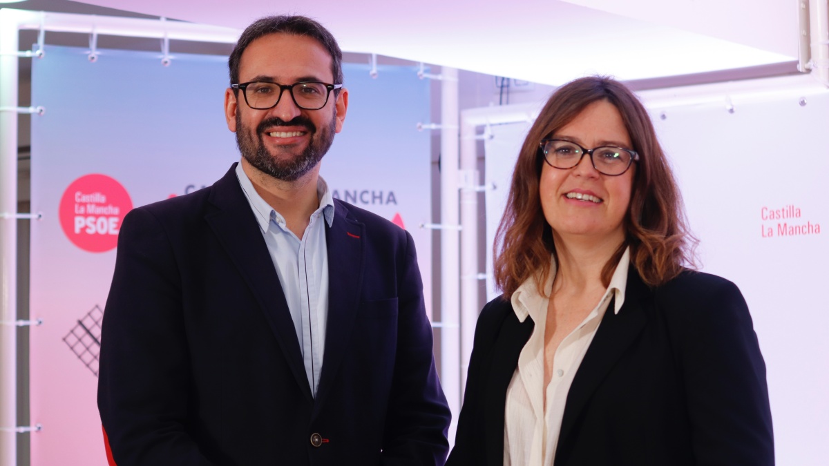 Sergio Gutiérrez y Esther Padilla / Imagen: PSOE CLM