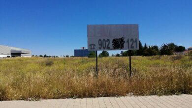 Solar de Albacete antes de su limpieza