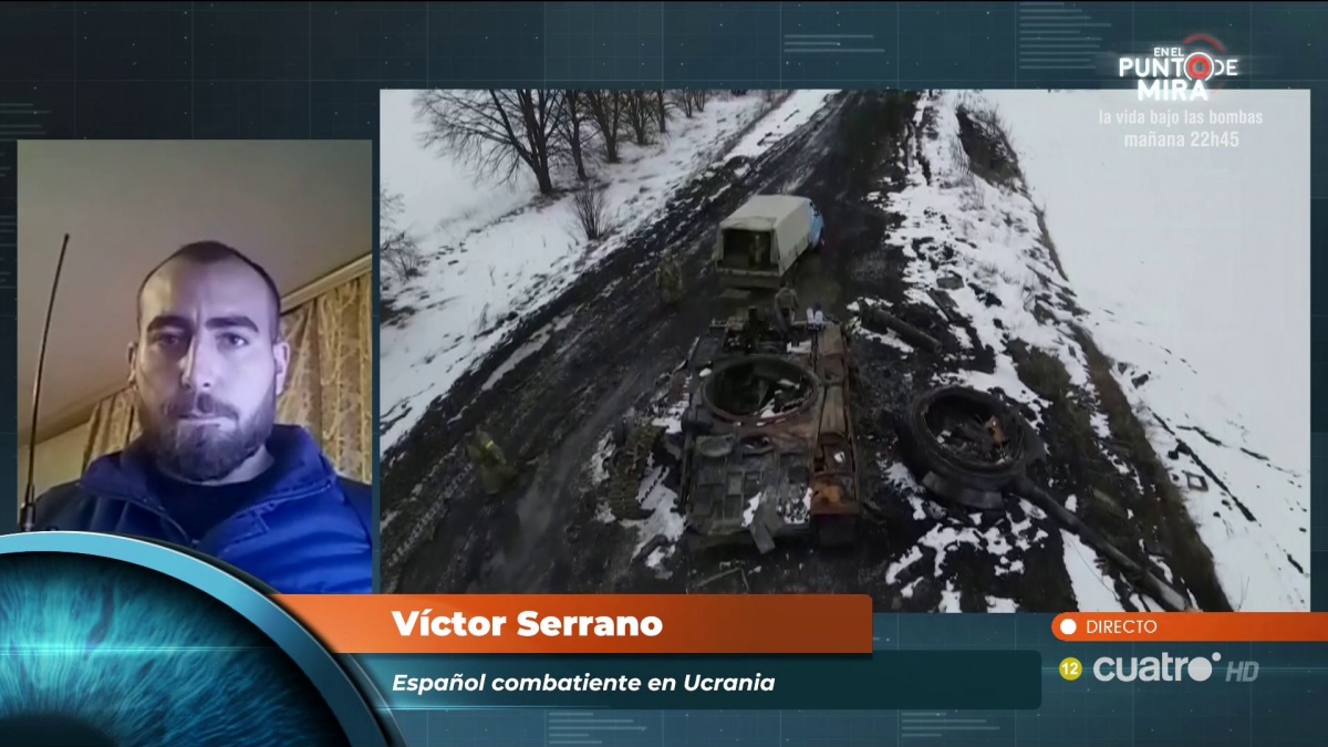 Este castellano-manchego ha dejado todo para ir a combatir a Ucrania / Imagen: 'Horizonte'