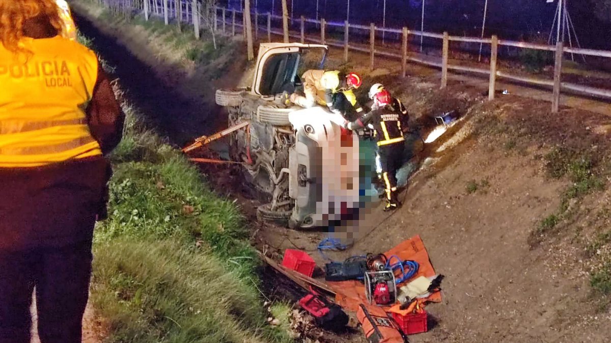 Aparatoso accidente en Albacete