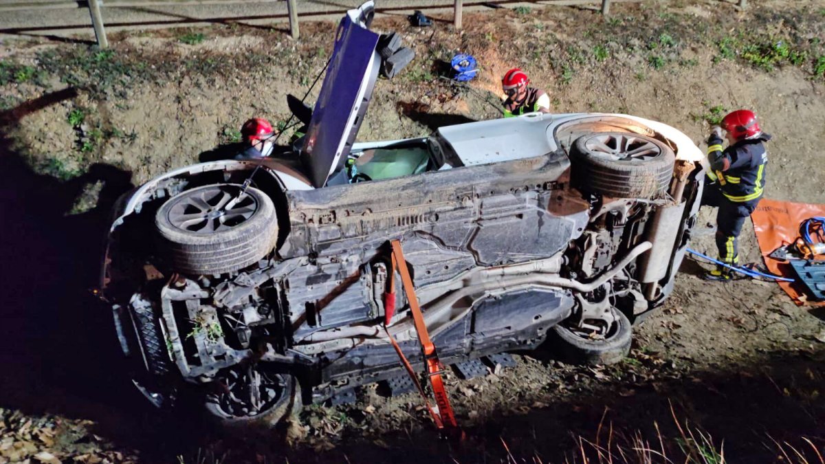 Aparatoso accidente en Albacete