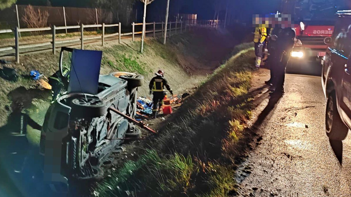 Aparatoso accidente en Albacete