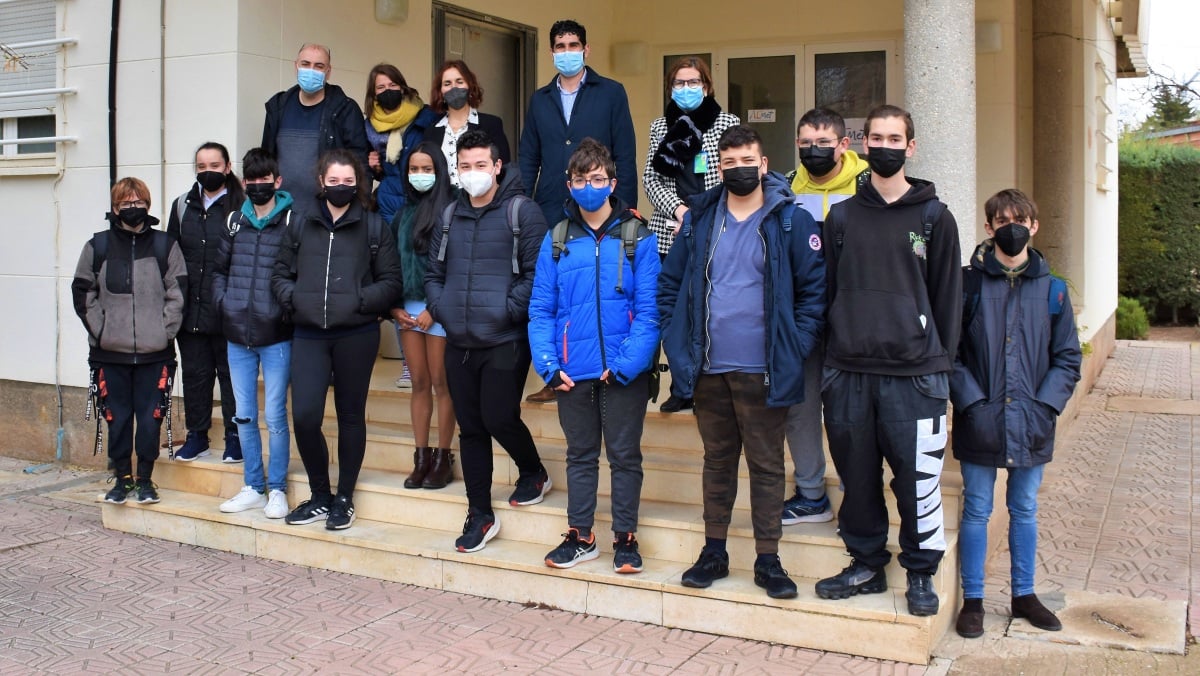 Foto de familia en la AEMET en Albacete