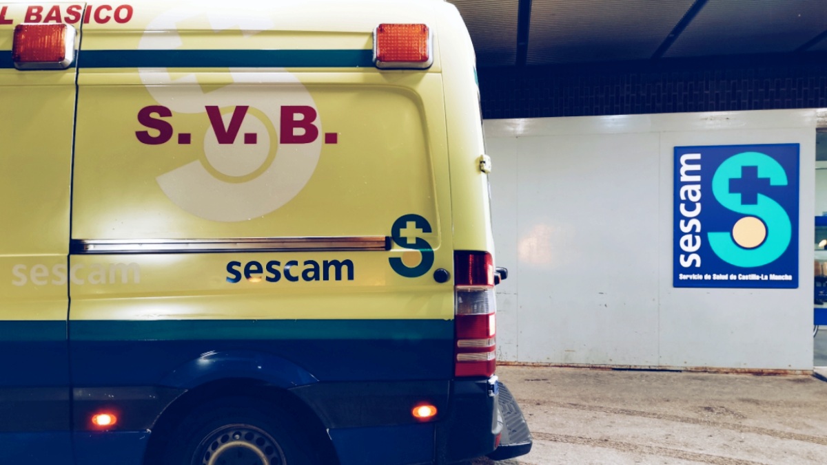 Una ambulancia en Castilla-La Mancha - Foto de archivo