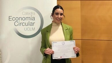 Carmen Ortega López, estudiante de Economía en la Facultad de Ciencias Económicas y Empresariales de Albacete