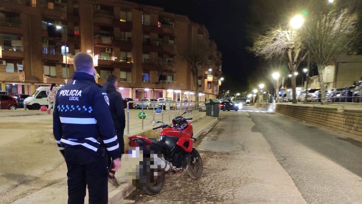 Moto robada en Albacete - Foto: Policía Local de Albacete