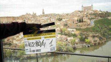 Rodaje de 'Que nadie duerma', que se desarrolla en Castilla-La Mancha