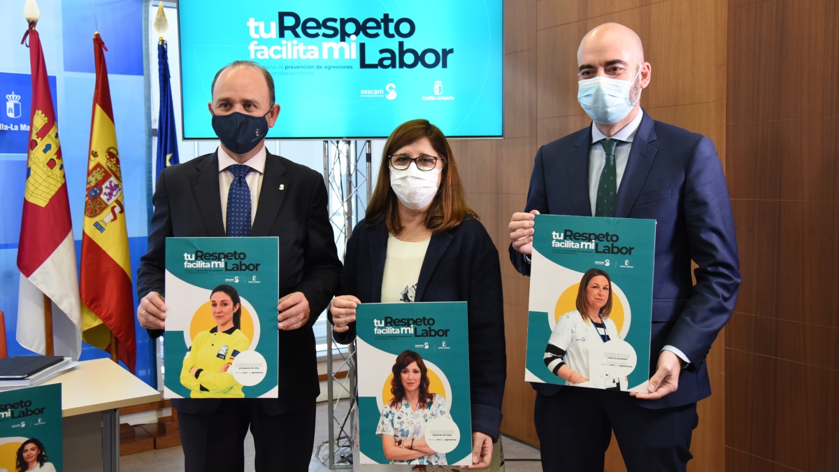 El Gobierno de Castilla-La Mancha pone en marcha una campaña de concienciación y prevención de agresiones a profesionales sanitarios / JCCM