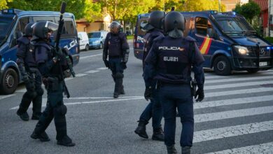 Antidisturbios de la Policía Nacional