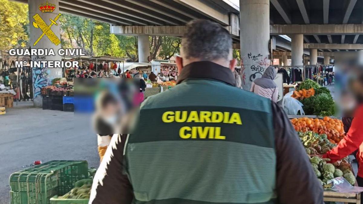 Golpe en Albacete y Murcia a una banda que vendía en mercadillos fruta y verdura robada