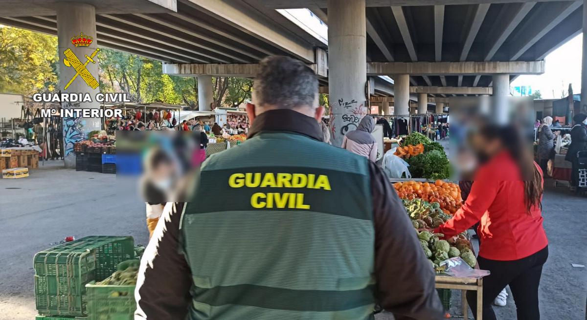 Golpe en Albacete y Murcia a una banda que vendía en mercadillos fruta y verdura robada