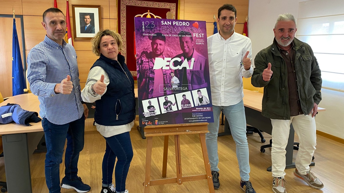 San Pedro presenta el cartel de su festival ‘San Pedro Enamora Fest’ / Imagen: Ayuntamiento de San Pedro