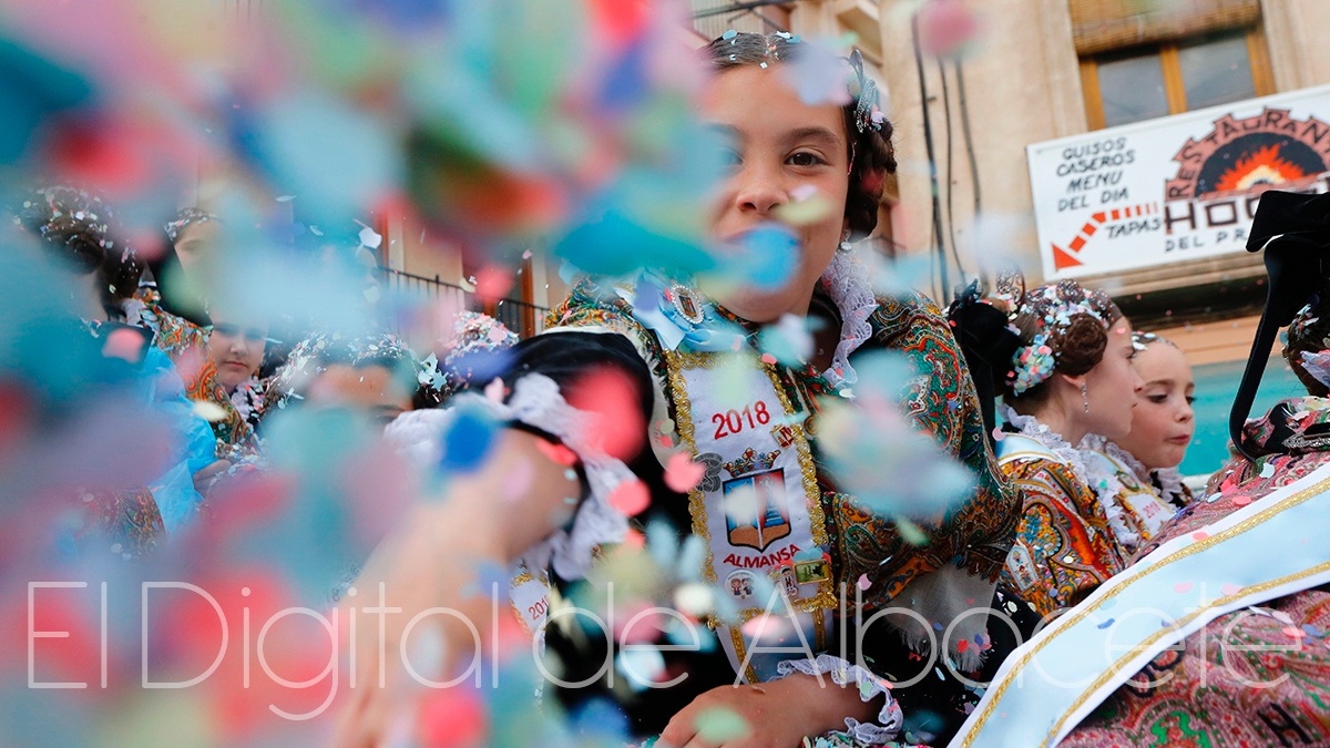 Batalla de flores en Almansa / Imagen de archivo
