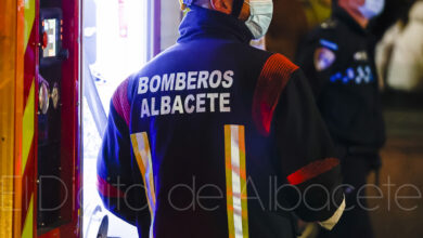 Bomberos Albacete - Foto de archivo