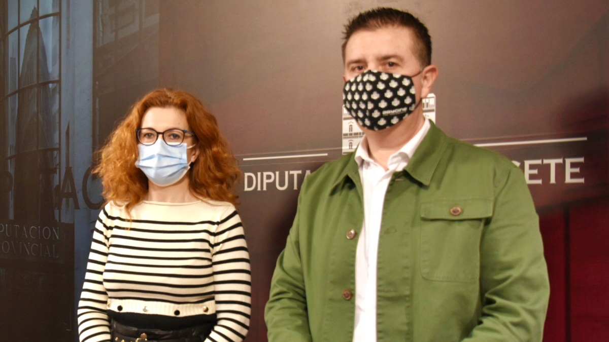 García y Cabañero en la Diputación de Albacete