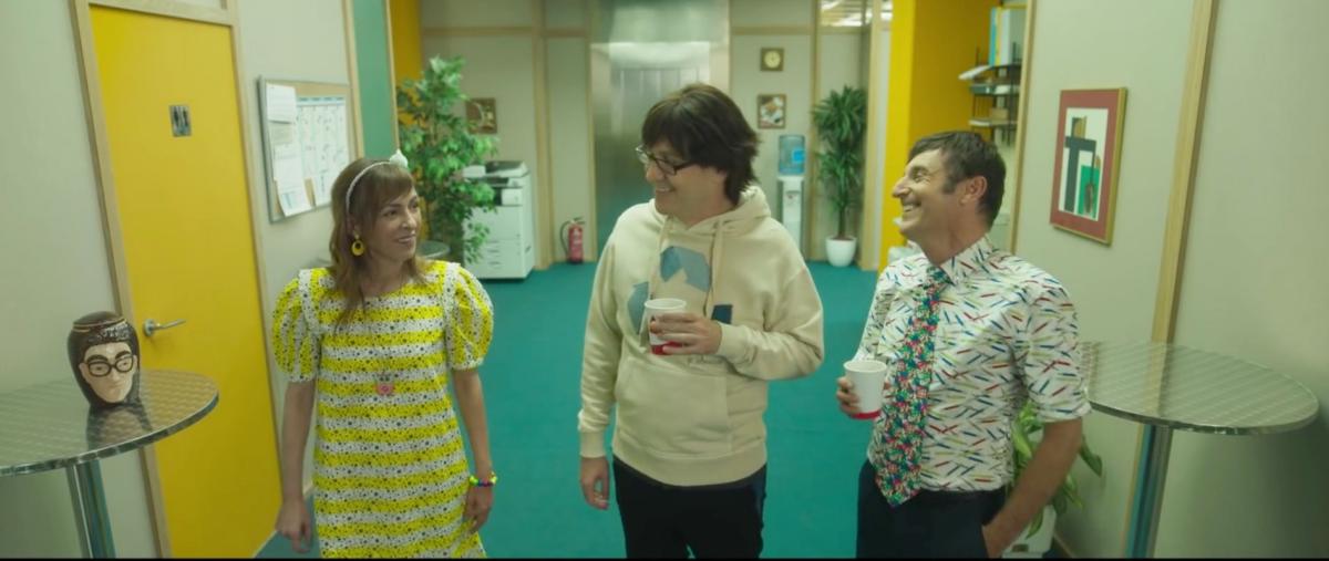 Esperanza Pedreño y Joaquín Reyes en una escena de la película 'Camera Café' 