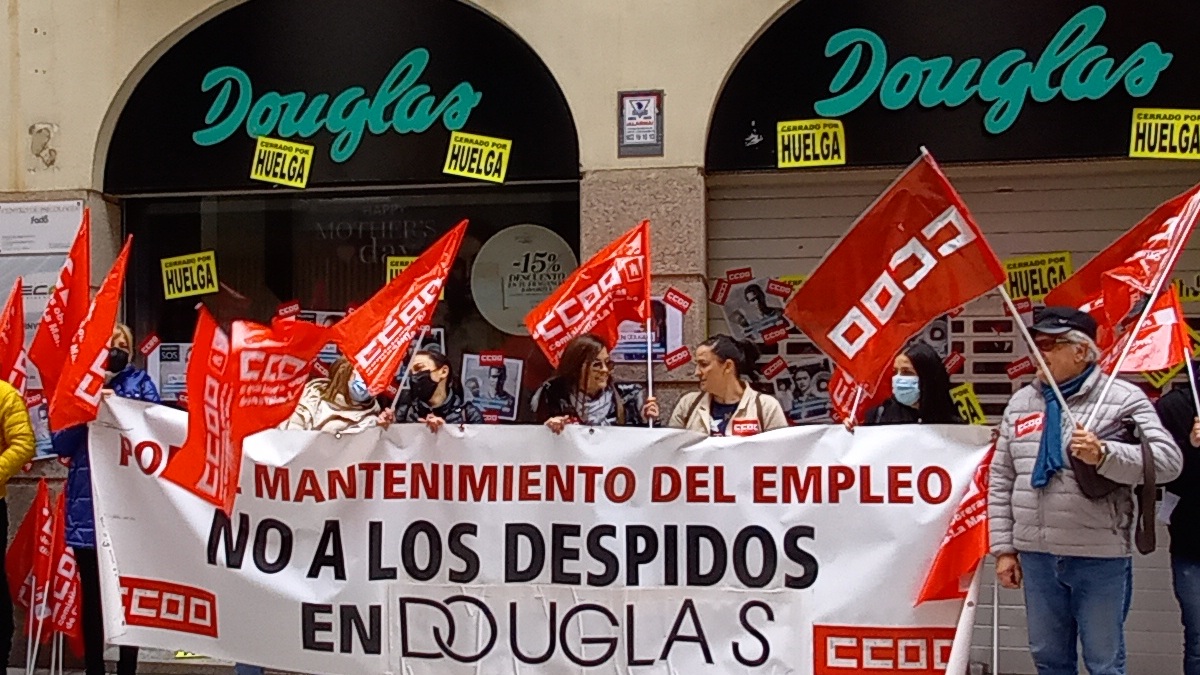 Trabajadoras de Douglas en Albacete